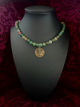Load image into Gallery viewer, *One of a Kind* Repurposed CC Coin Vintage Gemstones Toggle Bracelet