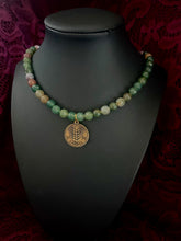 Load image into Gallery viewer, *One of a Kind* Repurposed CC Coin Vintage Gemstones Toggle Bracelet