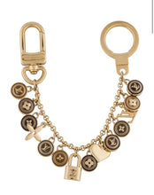 Load image into Gallery viewer, Repurposed Louis Vuitton Heart Charm &amp; Cherry Necklace