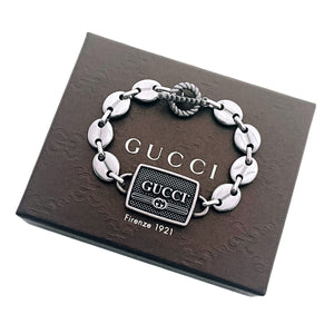 *Very Rare*Repurposed Gucci Hardware & Mariner Link Bracelet