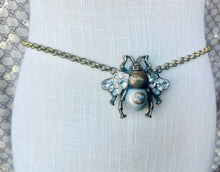 Load image into Gallery viewer, X~Large Repurposed *Rare*Gucci Bee Statement Necklace