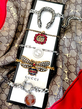 Load image into Gallery viewer, Repurposed *Rare* Gucci Knight Coin  Shakle Bracelet
