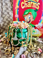 Load image into Gallery viewer, Repurposed Vintage Gucci Horsebit Lucky Charms Necklace