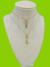 Load image into Gallery viewer, Repurposed Christian Dior Cut~Out CD Charm &amp; Crystal Pavé Pineapple Necklace