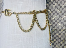 Load image into Gallery viewer, Repurposed Gucci Interlocking GG Convertible 3~in~1 Chain Belt/Necklace