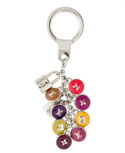 Load image into Gallery viewer, Repurposed Louis Vuitton Keyring Mix Metals Charm Bracelet