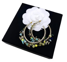 Load image into Gallery viewer, Repurposed Mini CC Charm &amp; Double Ice Cream Scoop Necklace