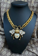 Load image into Gallery viewer, X~Large Repurposed *Rare*Gucci Bee 3~in~1 Convertible Statement Necklace