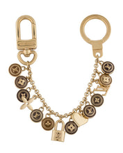 Load image into Gallery viewer, Repurposed Louis Vuitton Double Sided Coin Retro Puffy Star Chain Charm Necklace