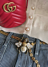 Load image into Gallery viewer, X~Large Repurposed *Rare*Gucci Bee 3~in~1 Convertible Statement Necklace