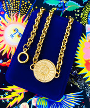 Load image into Gallery viewer, *Very Rare* Repurposed CC “Sun in Splendour” 1980’s Coin Toggle Necklace