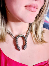 Load image into Gallery viewer, Repurposed X~Large Gucci Crystal Dionysus Toggle Clasp Necklace