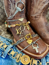 Load image into Gallery viewer, Repurposed Vintage Ferragamo Hardware Ball Chain Necklace