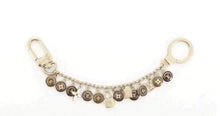 Load image into Gallery viewer, Repurposed Cafe &amp; Gold Tone Louis Vuitton Coin Hand~Beaded 8mm Jasper Necklace