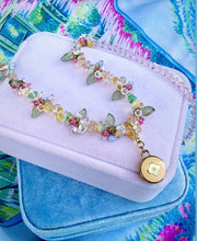 Load image into Gallery viewer, Repurposed Louis Vuitton Signature Flower Coin Vintage Flowers Necklace