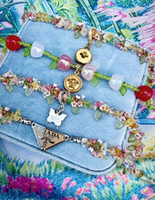 Load image into Gallery viewer, Repurposed Louis Vuitton Signature Flower Coin Vintage Flowers Necklace