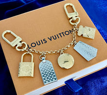 Load image into Gallery viewer, Repurposed Large Louis Vuitton Hardware Charm *Convertible* Necklace/ Bracelet