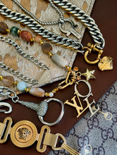 Load image into Gallery viewer, Repurposed Vintage Ferragamo Hardware Ball Chain Necklace