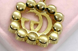 Large Repurposed Interlocking GG Gucci Charm Necklace
