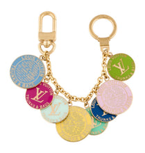 Load image into Gallery viewer, Repurposed Louis Vuitton Key Clasp &amp; Crystal Pavè Leopard Removable Charm