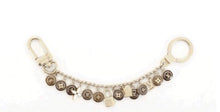 Load image into Gallery viewer, Repurposed Cafe &amp; Gold Tone Louis Vuitton Coin Hand~Beaded 8mm Jasper Necklace