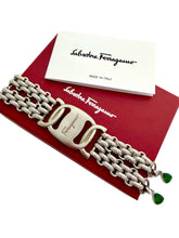 Load image into Gallery viewer, Repurposed Salvatore Ferragamo 1980’s Hardware Vintage Bracelet