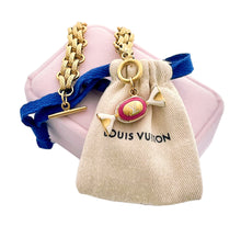 Load image into Gallery viewer, Repurposed Vintage Louis Vuitton Reversible Candy Charm Toggle Bracelet