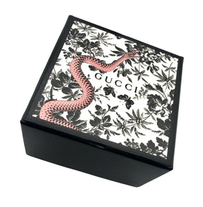 Gucci Small/Medium Pink Snake Logo Jewelry Box
