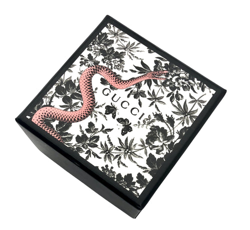 Gucci Small/Medium Pink Snake Logo Jewelry Box
