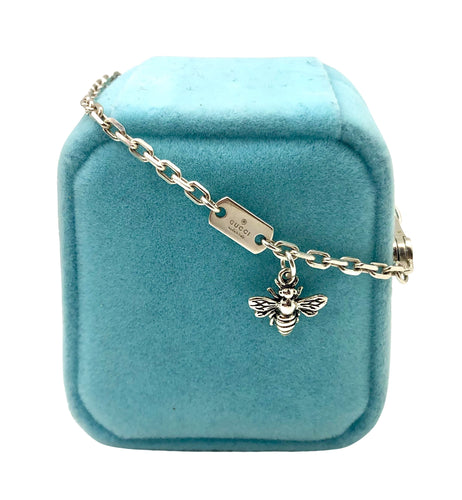 Repurposed .925 Sterling Silver Gucci Bee Bracelet