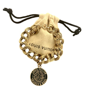 Repurposed Louis Vuitton Trunks & Bags Vintage Bracelet
