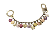 Load image into Gallery viewer, Repurposed Pink Louis Vuitton LV Charm Necklace
