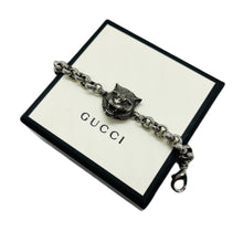 Load image into Gallery viewer, Repurposed Rare Gucci Tiger Head Bracelet