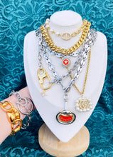 Load image into Gallery viewer, Repurposed Vintage Gucci  Keyclasp &amp; Bee Necklace