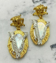Load image into Gallery viewer, Repurposed Versace Medusa Vintage Earrings