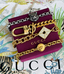 Repurposed Rare Gucci Tiger Head Bracelet