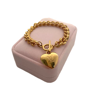vuitton heart bracelet