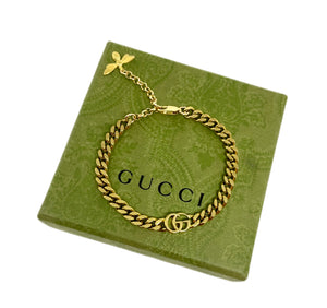 Repurposed Interlocking GG Charm & Bee Gucci Bracelet