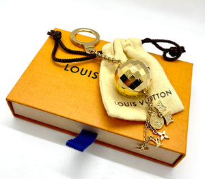 Repurposed Louis Vuitton Disco Ball Charm Belt/Necklace
