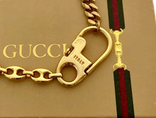 Load image into Gallery viewer, Repurposed Vintage Gucci Mariner Link Gold Chocker