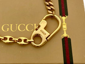 Repurposed Vintage Gucci Mariner Link Gold Chocker