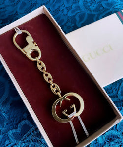 Repurposed Vintage Gucci KeyClasp & Bee Charm Bracelet