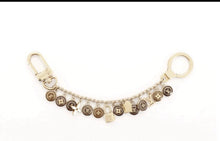Load image into Gallery viewer, Repurposed Louis Vuitton Vintage Keyring Charm Bracelet