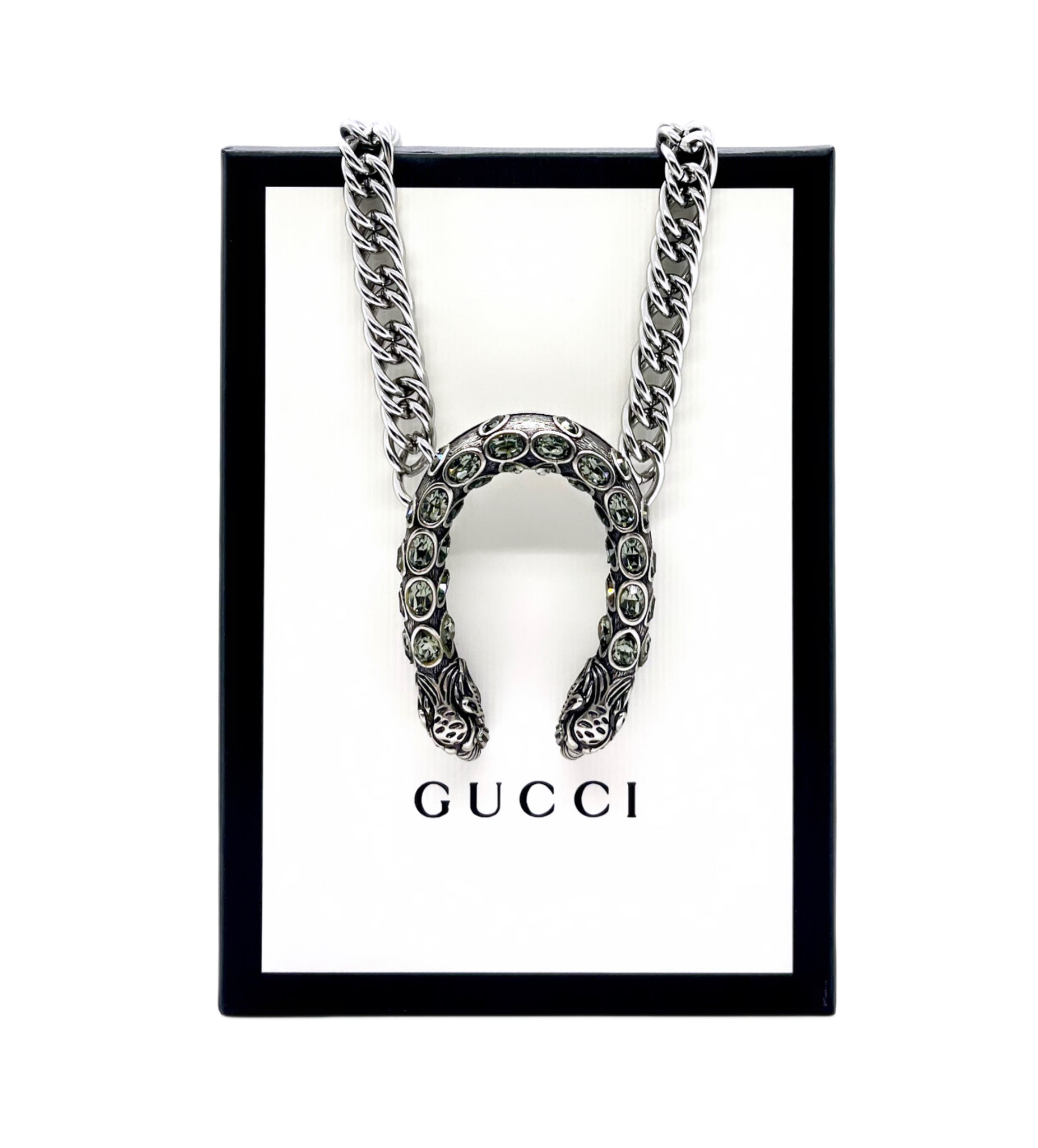 Repurposed X~Large Gucci Crystal Dionysus Toggle Clasp – DesignerJewelryCo