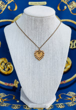 Load image into Gallery viewer, Repurposed J’Adior Crystal Heart &amp; Stars Charm Necklace