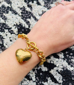 Louis Vuitton heart bracelet