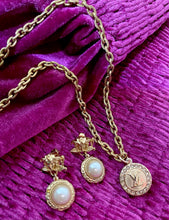 Load image into Gallery viewer, Repurposed Versace Medusa Vintage Earrings