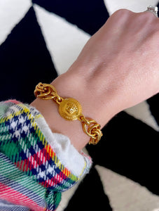 Iconic Versace Medusa Gold Vintage Bracelet