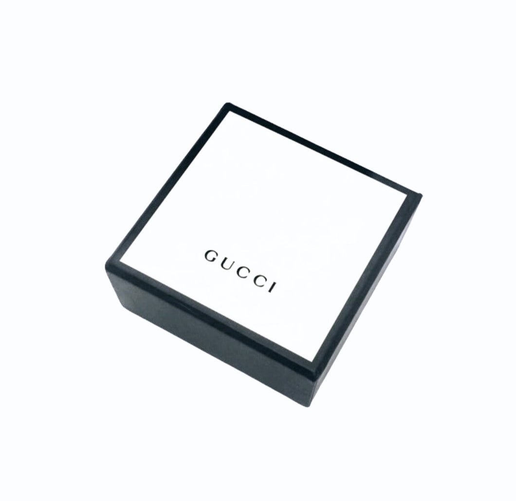 Gucci Small/Medium Navy Blue & Off White Jewelry Box