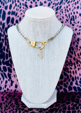 Load image into Gallery viewer, Repurposed Gucci Keychain Clasp &amp; Removable Snake Charm Necklace